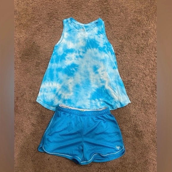 Justice Other - Girls Justice blue/white outfit size 12